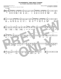 The Wonderful Thing About Tiggers von Robert Bernard Sherman (Download) 