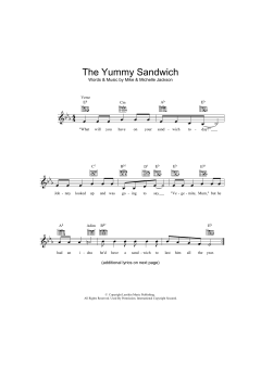 The Yummy Sandwich von Mike Jackson (Download) 