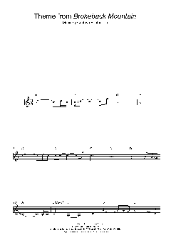 Theme from Brokeback Mountain von Gustavo Santoalalla (Download) 