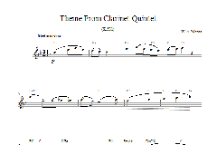 Theme From Clarinet Quintet von Wolfgang Amadeus Mozart (Download) 