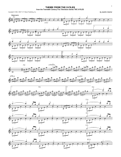 Theme From The X-Files von Mark Snow (Download) 