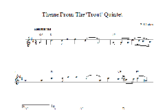 Theme From Trout Quintet von Franz Schubert (Download) 