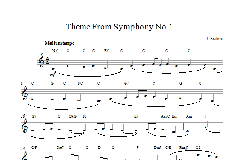 Theme Symphony No1 von Johannes Brahms (Download) 