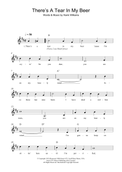 There's A Tear In My Beer von Hank Williams (Download) 