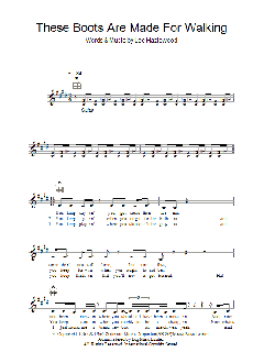 These Boots Are Made For Walking von Nancy Sinatra (Download) 