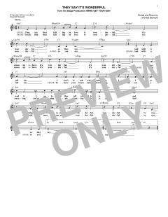 They Say It's Wonderful (Download) 