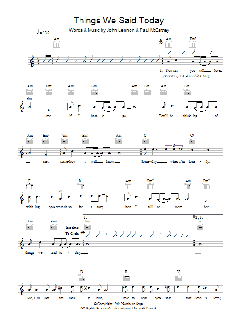 Things We Said Today von The Beatles (Download) 