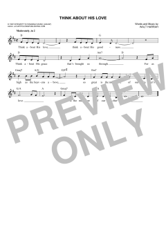 Think About His Love (Download) 