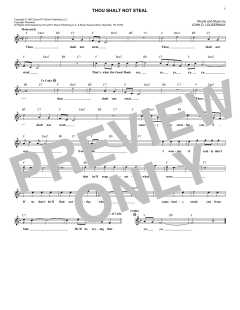 Thou Shalt Not Steal von John D. Loudermilk (Download) 