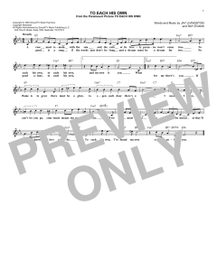 To Each His Own von Monty Alexander (Download) 