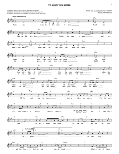 To Love You More von Celine Dion (Download) 