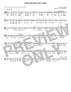 Trains And Boats And Planes von Dionne Warwick (Download) 