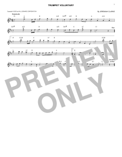 Trumpet Voluntary von Jeremiah Clarke (Download) 