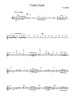 Turkish March von Wolfgang Amadeus Mozart (Download) 