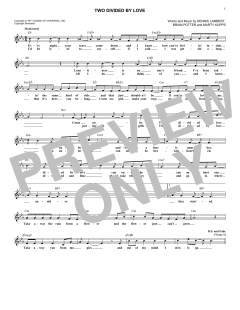 Two Divided By Love von Brian Potter (Download) 