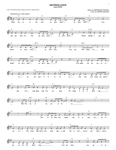 Un Poco Loco von Adrian Molina (Download) 