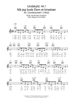 Undskyld, Hr.! Ma Jeg Byde Dem Et Kirsebaer von Kai Normann Andersen (Download) 