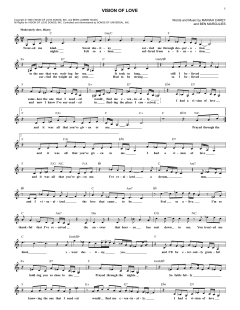 Vision Of Love von Mariah Carey (Download) 