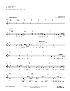 V'Sham'Ru (Download) 