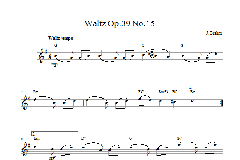 Waltz Op. 39, No. 15 von Johannes Brahms (Download) 