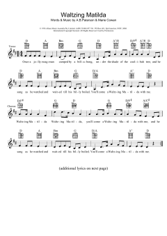 Waltzing Matilda von Traditional (Download) 