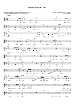We Believe In God von Amy Grant (Download) 
