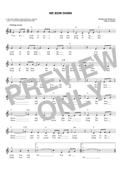 We Bow Down von Twila Paris (Download) 