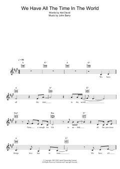 We Have All The Time In The World (Download) 