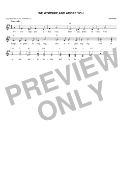We Worship And Adore You (Download) 