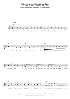 What You Waiting For von Gwen Stefani (Download) 