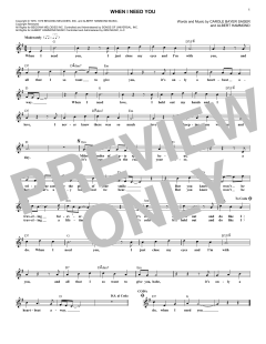 When I Need You von Leo Sayer (Download) 