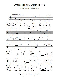 When I Take My Sugar To Tea von Sammy Fain (Download) 