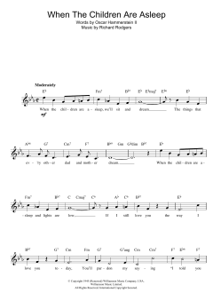 When The Children Are Asleep von Richard Rodgers (Download) 