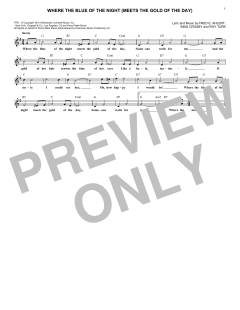 Where The Blue Of The Night von Bing Crosby (Download) 