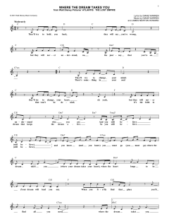 Where The Dream Takes You von James Newton Howard (Download) 