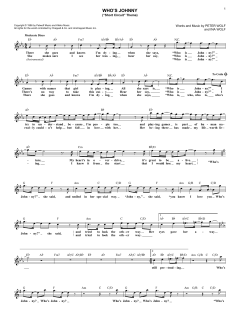 Who's Johnny von Peter Wolf (Download) 