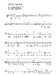 Who's That Girl von Eurythmics (Download) 