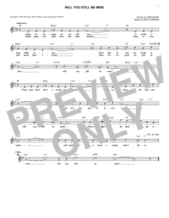 Will You Still Be Mine von Tom Adair (Download) 