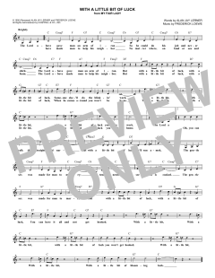With A Little Bit Of Luck von Alan Jay Lerner (Download) 