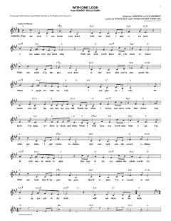 With One Look von Don Black (Download) 