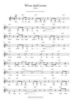 Wives And Lovers von Jack Jones (Download) 