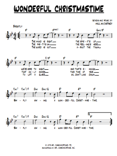 Wonderful Christmastime von Paul McCartney (Download) 