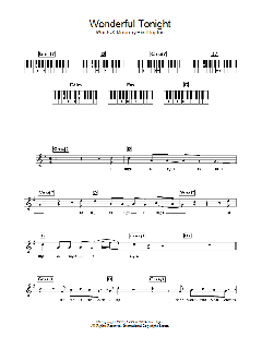 Wonderful Tonight von Eric Clapton (Download) 