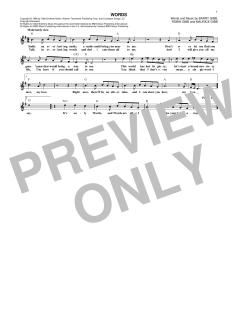 Words von Bee Gees (Download) 