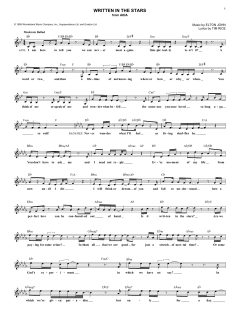 Written In The Stars von Tim Rice (Download) 