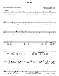 You Are von Lionel Richie (Download) 