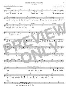 You Don't Know This Man von Jason Robert Brown (Download) 