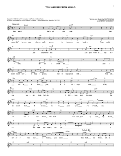 You Had Me From Hello von Kenny Chesney (Download) 