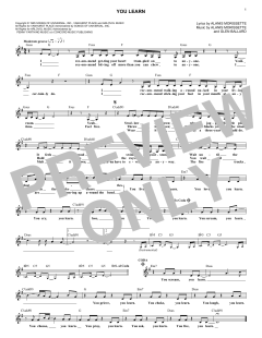 You Learn von Alanis Morissette (Download) 