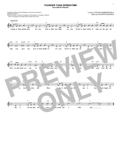 Younger Than Springtime von Richard Rodgers (Download) 